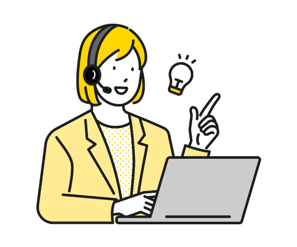 サポート担当イラスト
